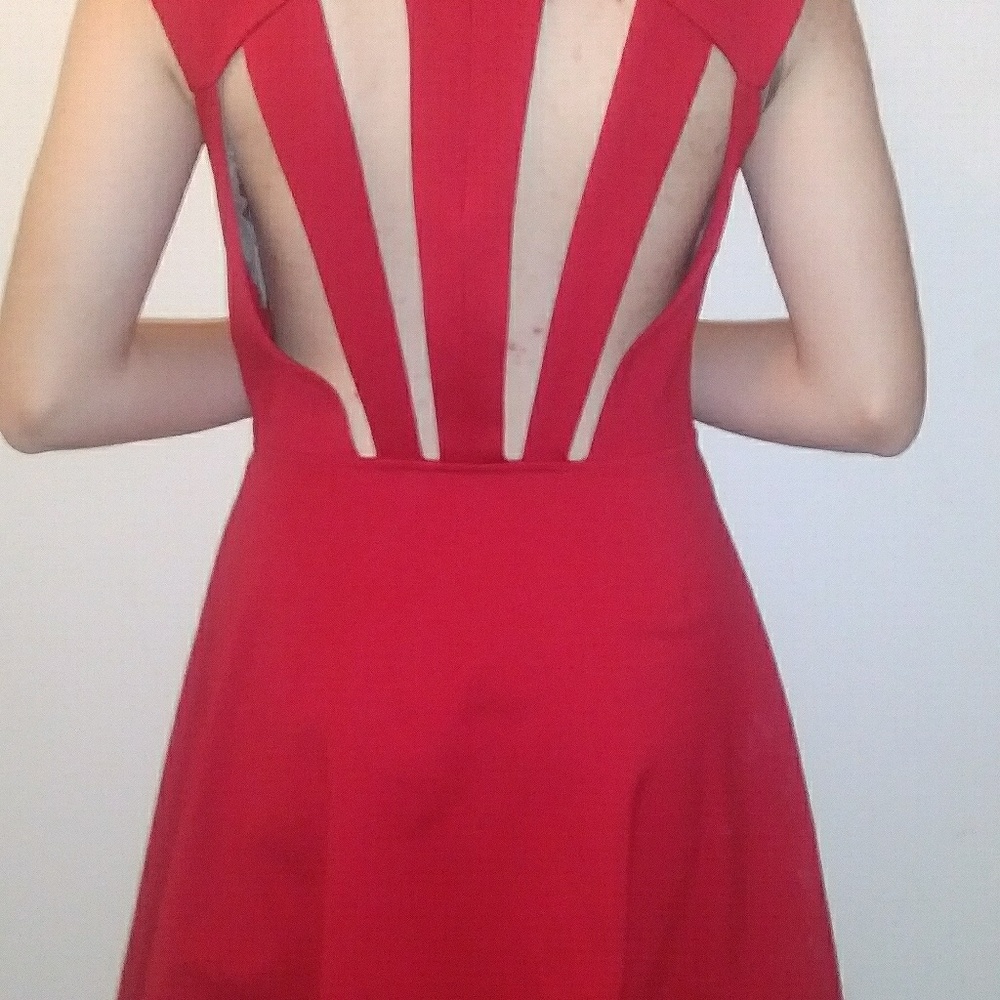 Red dress